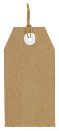 Kraft Tags - Labels - 112 x 56 mm - 25 stuks