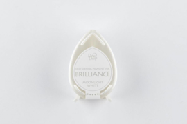 Brilliance Moonlight white Dew Drop pigment stempelinkt (3,5x5 cm)