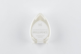 Brilliance Moonlight White - Luxueuze Parelmoer Inkt (3,5x5 cm)