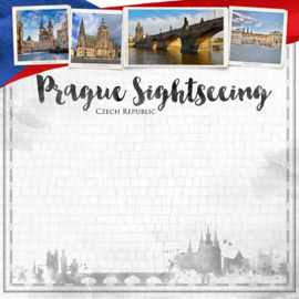 Prague Sightseeing - 12 x 12 - Scrapbook Paper