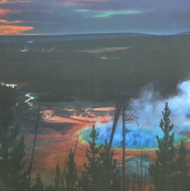 Grand Canyon NP / Yellowstone NP - dubbelzijdig scrappapier 30.5 x 30.5 cm