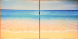 Tropical Beach links & rechts 30.5x30.5 centimeter papier