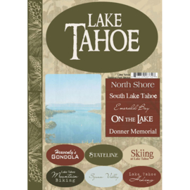 Lake Tahoe Cardstock stickers