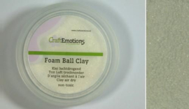Foamball clay - luchtdrogende klei - wit 23 gr/75 ml