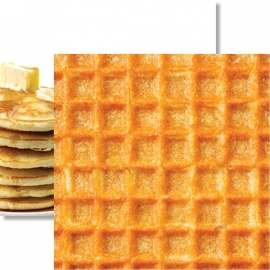 Wafel papier - Breakfast Club Double dubbelzijdig 12 x 12 inch - Hot Off The Griddle