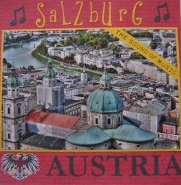 Salzburg - Oostenrijk - foto scrapbook papier 30.5 x 30.5 cm