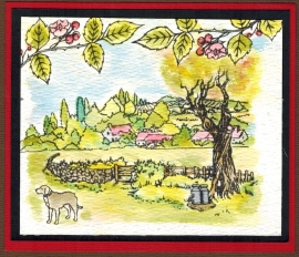 Wandelen in de natuur / Country Ramble - clear stempels - 9,5 x 20,5 cm