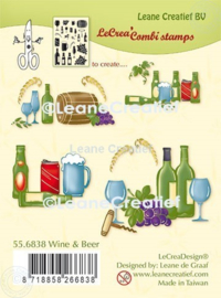 Wine & Beer - thema clear stempelset