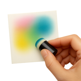 Stempel- en tekenbenodigdheden