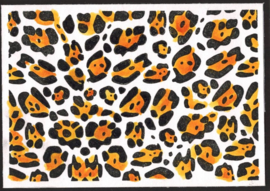 Cheetah-Panter print  / thema stempelset / A6 formaat