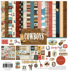 Cowboys 6x6 Inch Scrapbook Kit – Western Papier & Stickers