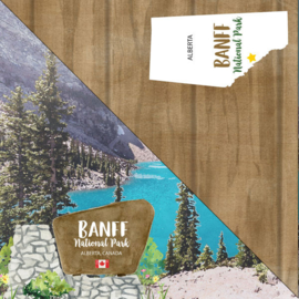 Banff National Park - Alberta Canada - dubbelzijdig scrapbook papier