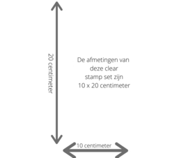 Hond / Dogz - clear stempelset met gedetailleerde honden afbeeldingen  9,5 x 20,5 cm