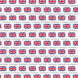 Brits-thema dubbelzijdig bedrukt designpapier voor scrapbooking