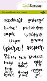 Nederlandse Feestdagen Handlettering Stempelset 10.5x14.8cm CraftEmotions