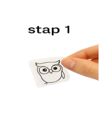 uilen stempels hobby art 9,5 x 20,5 cm
