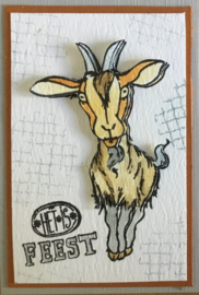 Geinige Geiten stempels / Get your goat - Vrolijke Kaartcreaties 15 x 20 cm