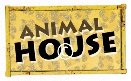 Animal House Glitter Stans Decoratie 4.5 x 8 cm