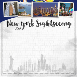 NYC Sights Scrapbook Papier 30.5 x 30.5 cm