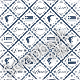 Greece - Discover - thema papier 30.5 x 30.5 cm
