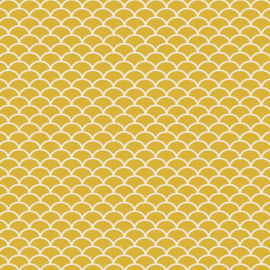 Navy Mustard Scrapbookpapier 15x15 cm – 12 Vellen met Dubbelzijdige Designs