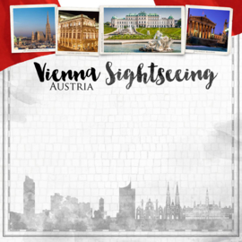 Wenen / Vienna Sightseeing Austria - scrapbook papier