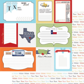 Texas - Journal - 12x12 scrapbookpapier