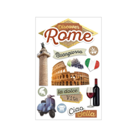 3 dimensionale hobby stickers Rome verpakking 11 x 18 cm