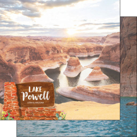 Lake Powell Utah/Arizona - 12x12 scrapbookpapier