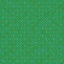 Scrapbookpapier Ierland 15x15 cm – Klavertjes & Keltische Prints