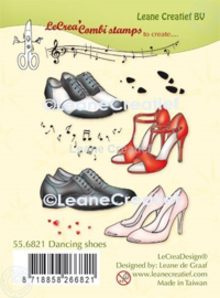 Dancing shoes - thema clear stempelset