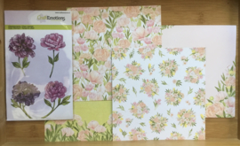 Design papierblok 15.2 x 15.2 centimeter Hallo Spring - Lente