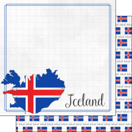 Scrapbook papier IJsland