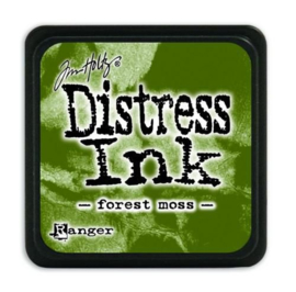 Mini  Distress inkt - Tim Holtz Mini Distress Inkt - Forest Moss - Inkt voor Bosgroene Kaarten