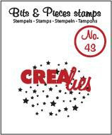 Sterretjes / Crealies Clearstamp / Bits en Pieces / no. 43