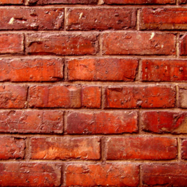 Bright Red Brick - papier 30.5 x 30.5 centimeter