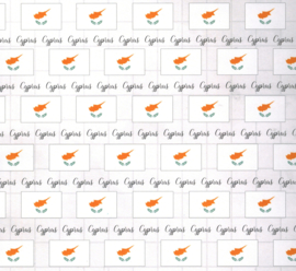 Cyprus - Adventure border - thema papier 30.5 x 30.5 cm