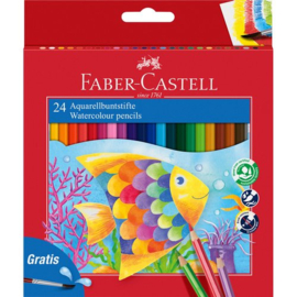 Faber-Castell Aquarel Potloden 24 stuks – Teken en Schilder in Eén Set