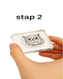 uilen stempels hobby art 9,5 x 20,5 cm