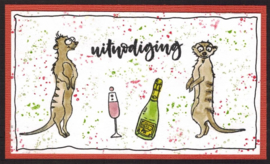 Stokstaartjes / Meerkatz Madness - clear stamps - 15x20 cm