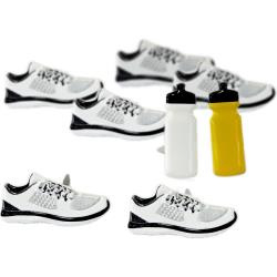 Sneakers splitpen decoratie - zakje 12 stuks