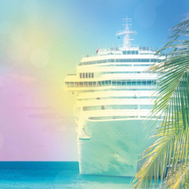 Scrapbook Papier - Cruise schip 30.5 x 30.5 centimeter