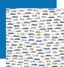 Carta Bella 6x6 paper pad Bon Voyage Cruise – dubbelzijdig scrapbookpapier 24 vellen