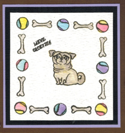 Honden / Dogz - clear stempelset - 9,5 x 20,5 cm