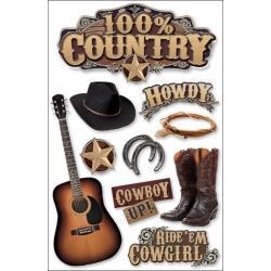 hobby stickers 100% Country