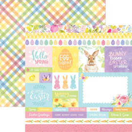 Dubbelzijdige Lente & Pasen Scrapbook Papiercollectie