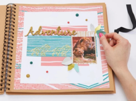 Blog Spiraalgebonden scrapbook album met Kraft Papier - Leg jouw herinneringen vast in stijl