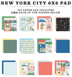 Carta Bella 6x6 paper pad New York – dubbelzijdig scrapbookpapier 24 vellen
