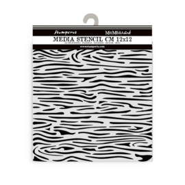 Stamperia Mix Media Stencil – Houtnerf 12x12 cm