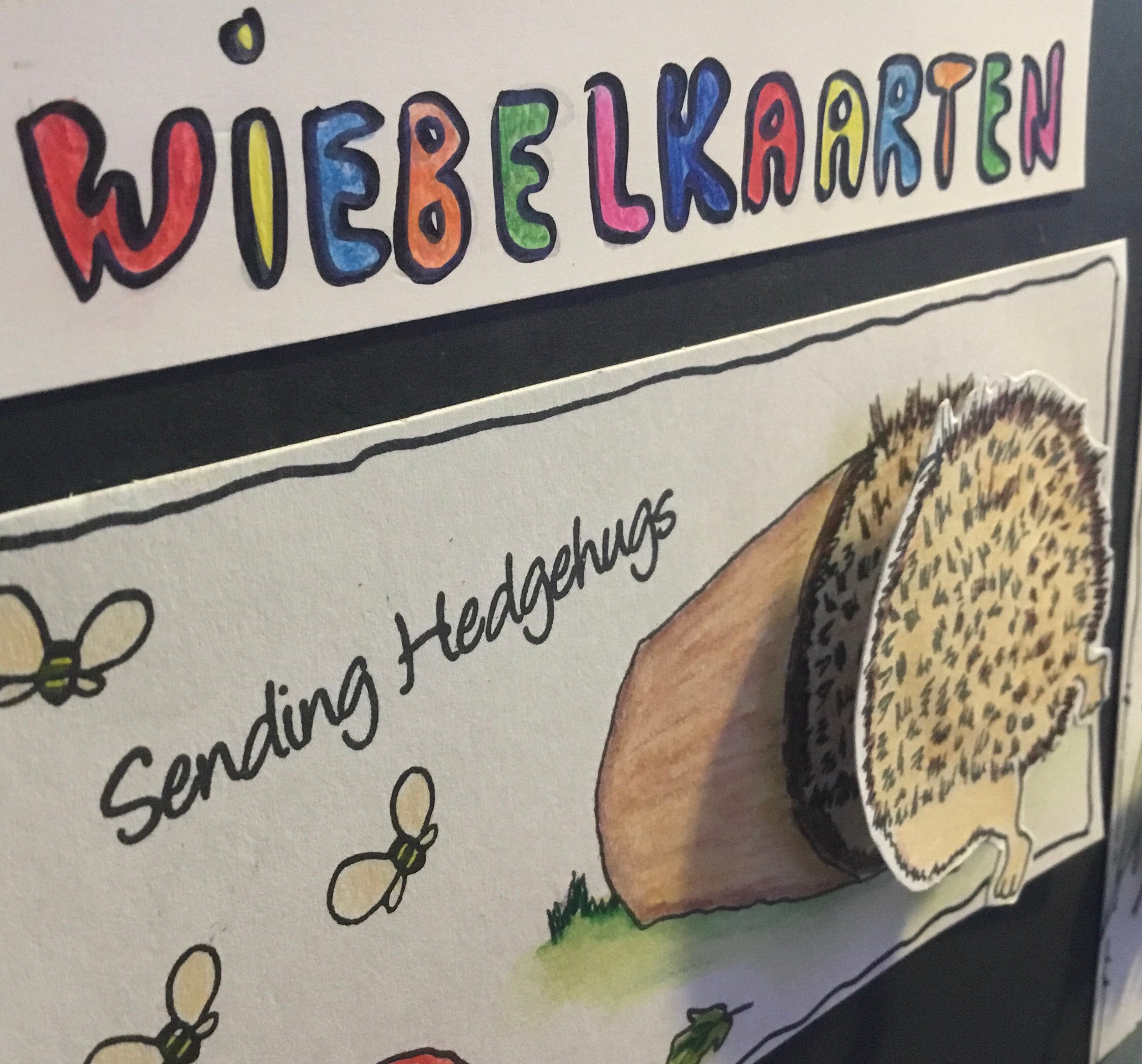 2D Wiebelkaart stempelen - workshop Creaweekend De Broodfabriek Rijswijk (26 t/m 28 september 2025)
